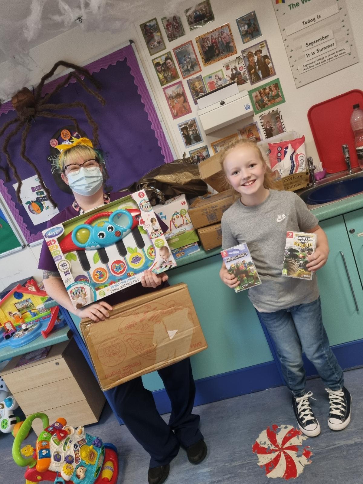 Poppy-mae Jones, nine, from Ellesmere Port, has raised thousands of pounds for local good causes and donated hundreds of items.