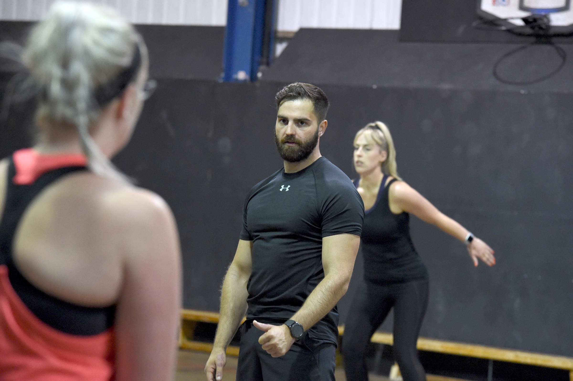 Craig Brown in action at the Rage Fitness centre in Blacon.