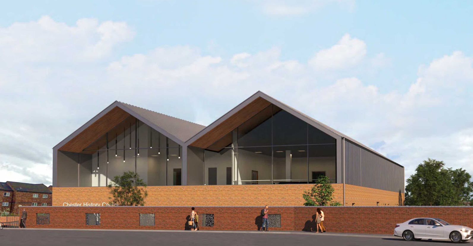 An artists impression of what the new History Centre in Chester would look like. Source: Planning document.