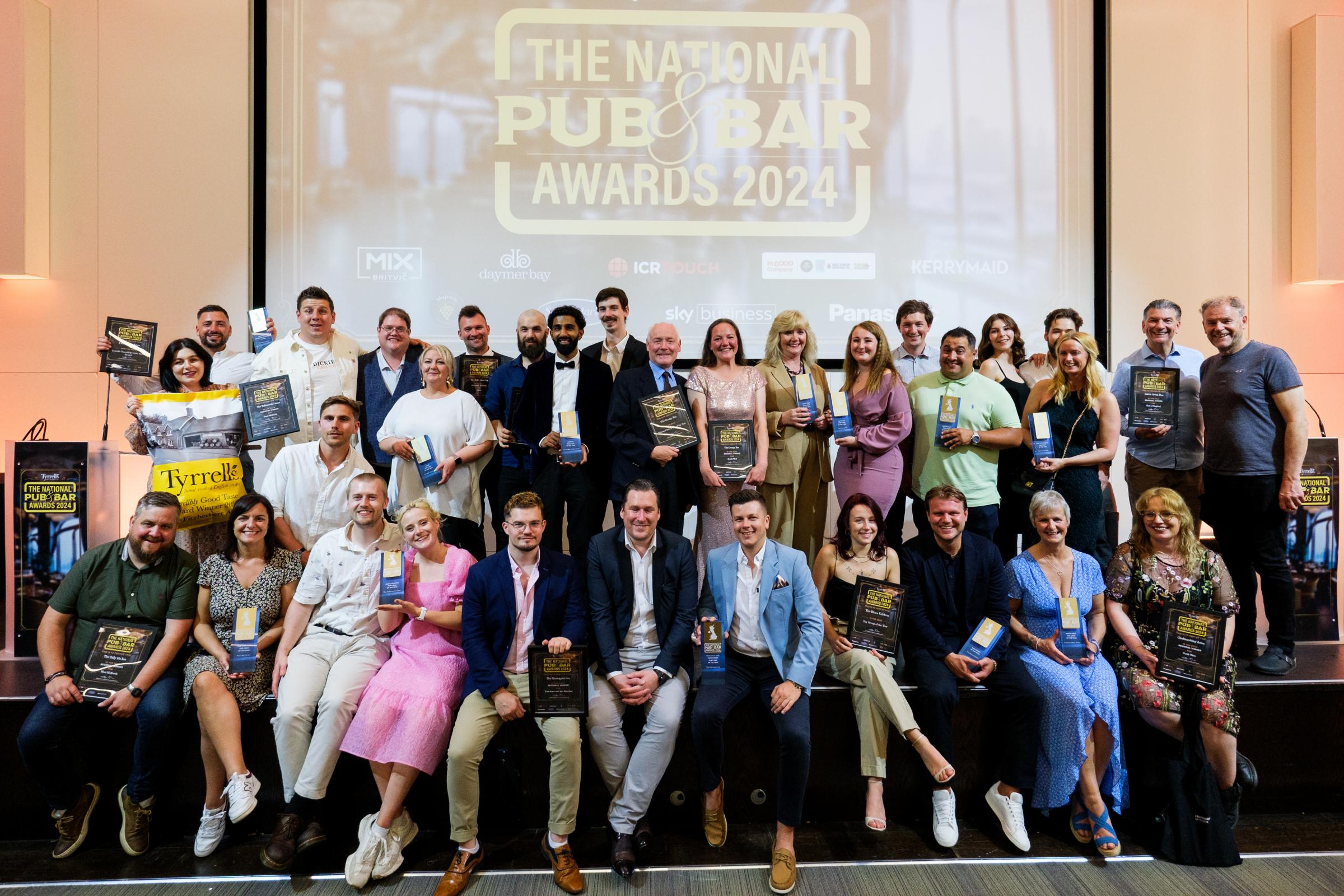 All the group winners at the National Pub & Bar Awards 2024.