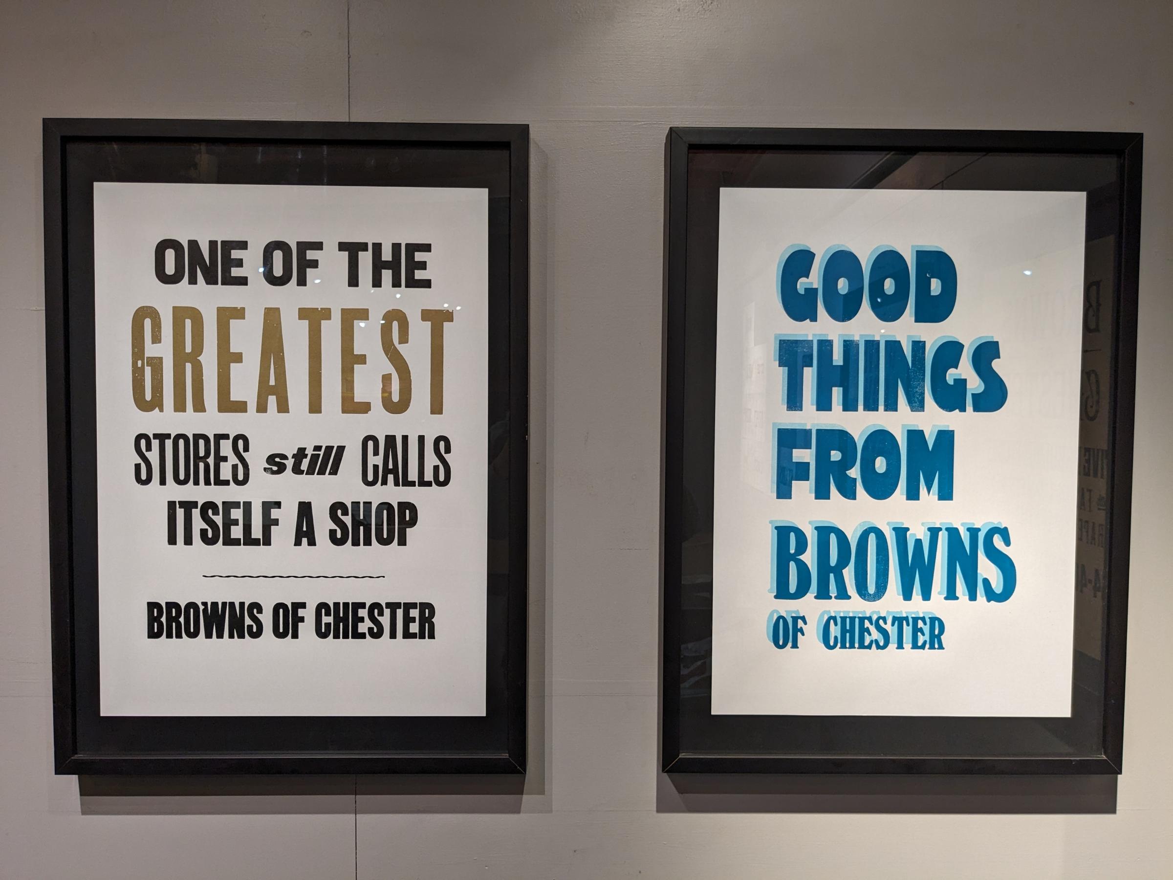 The Browns of Chester exhibition will be at the Grosvenor Museum, where visitors can relive the memories of the iconic shop.