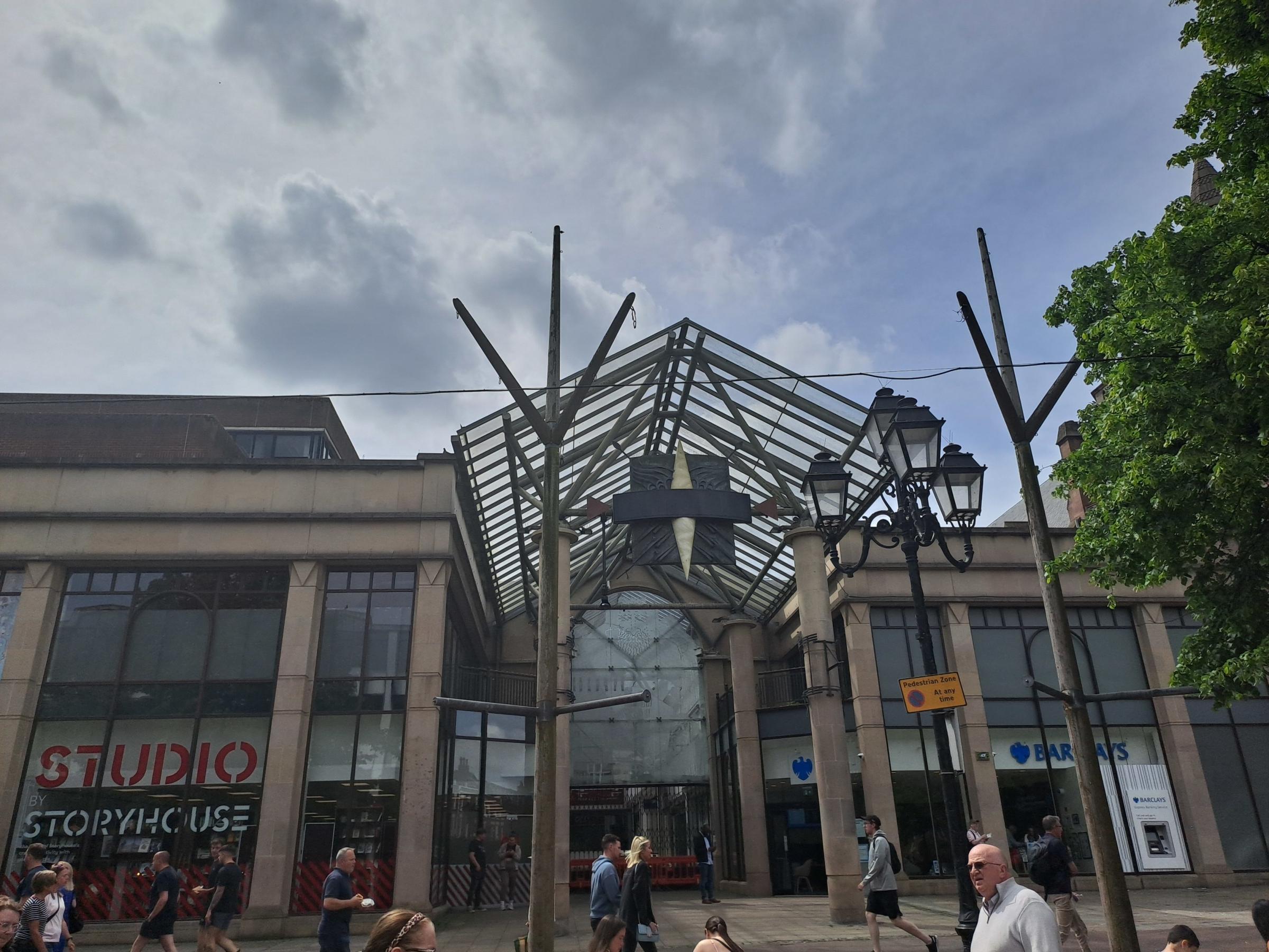 The former Forum Shopping Centre.