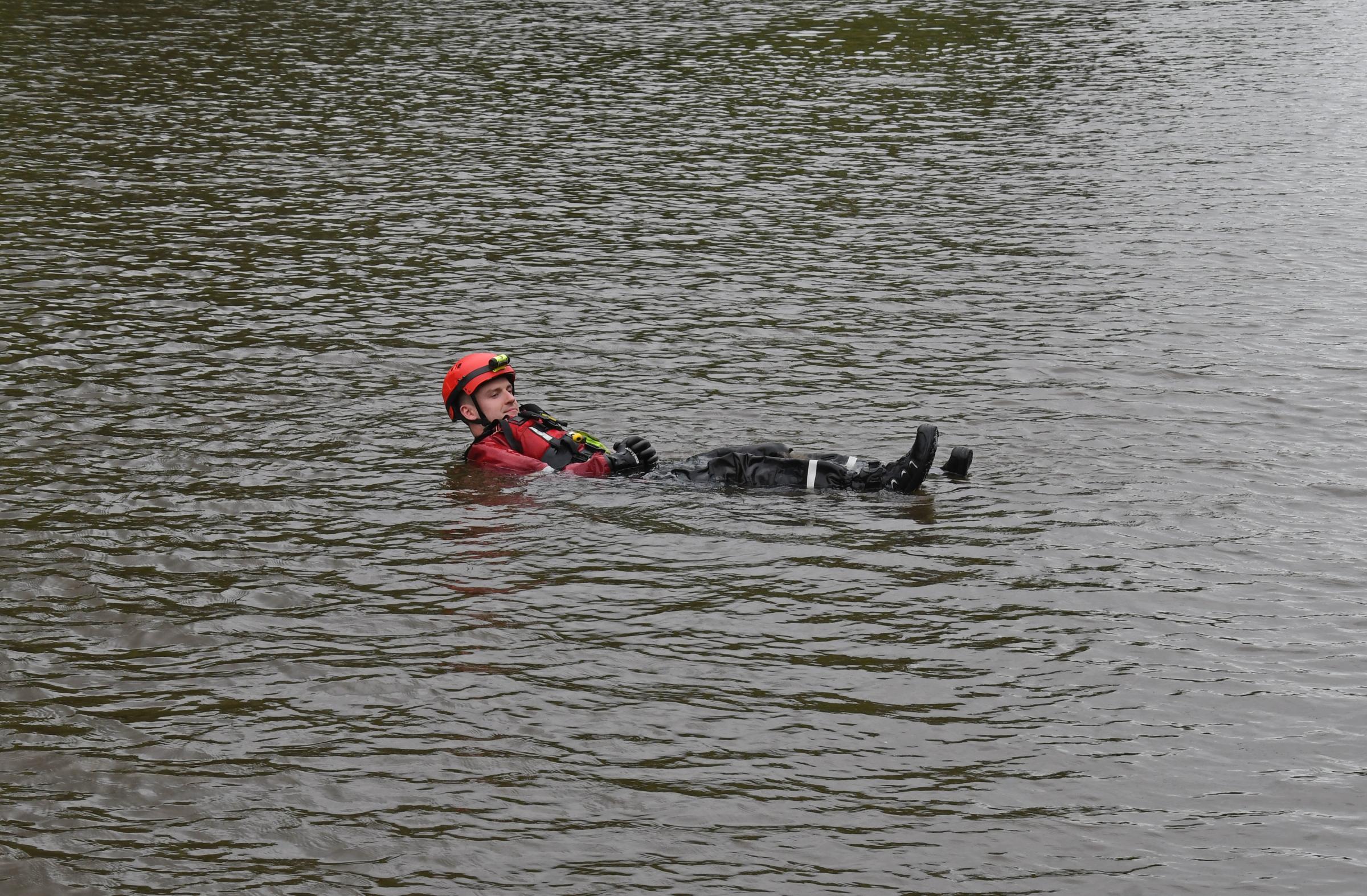 The casualty in the River Dee.