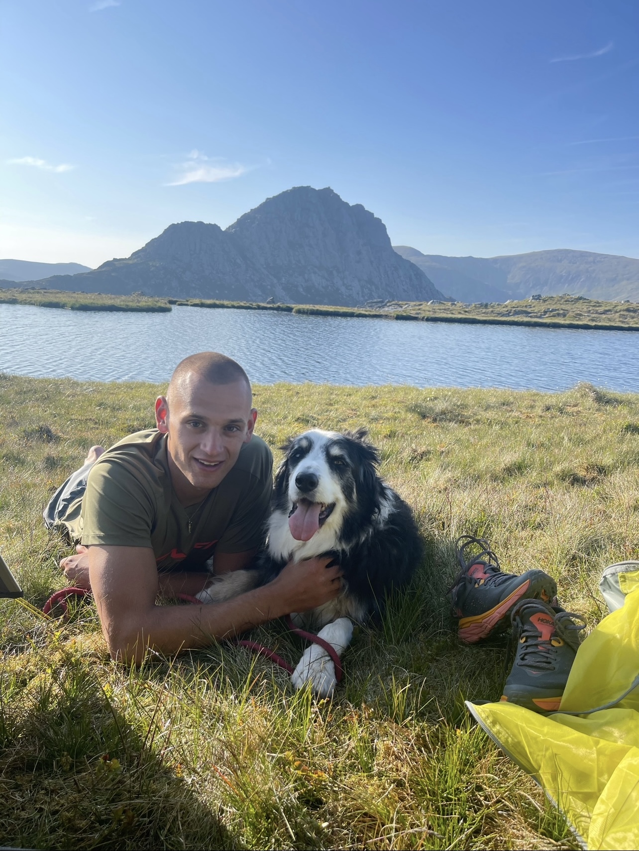 Dominic Gittings has been taking part in a gruelling challenge from Conwy to Cardiff.