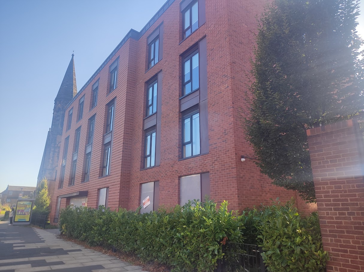 Fontessa House is boarded up in Chester.