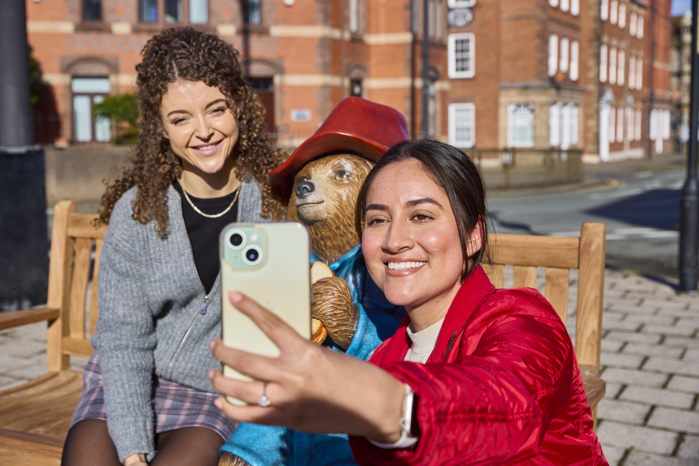 Visitors are welcome to grab selfies with the popular bear while he is enjoying his visit to Chester.