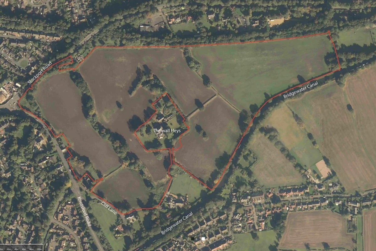 An overview of the site in Grappenhall. Picture: Castle Green Homes