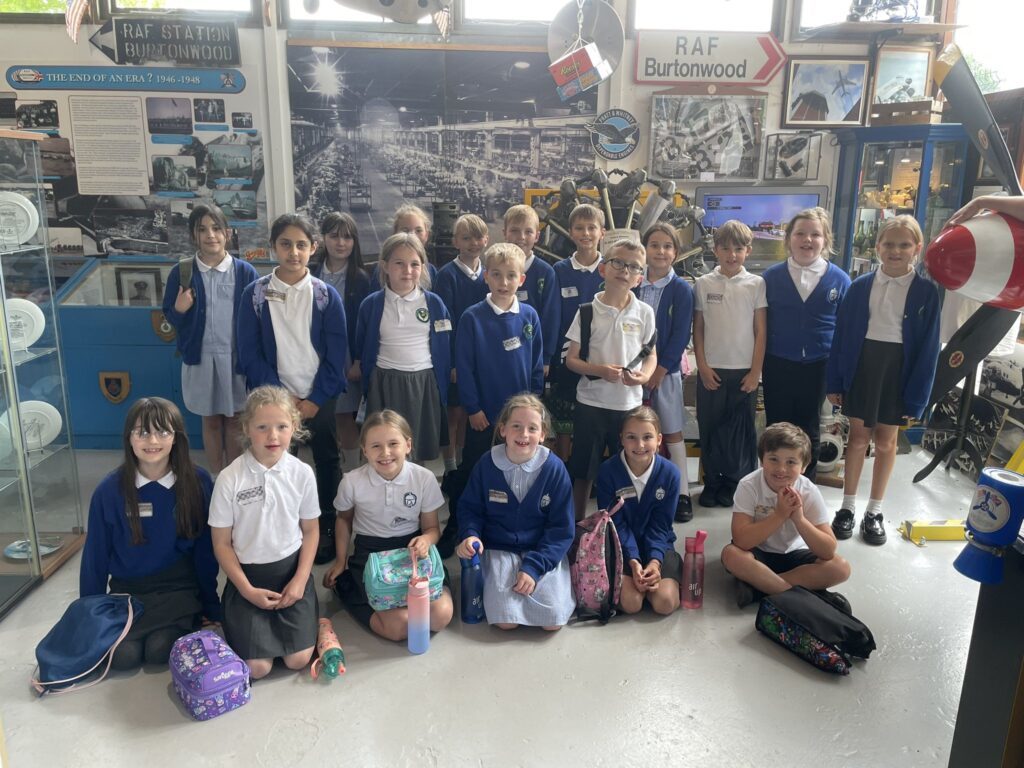 Pupils enjoyed a trip to RAF Burtonwood.