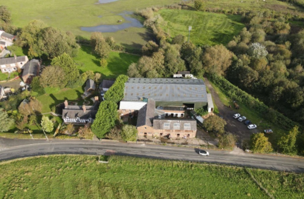 The existing site on Lymm Road in Thelwall